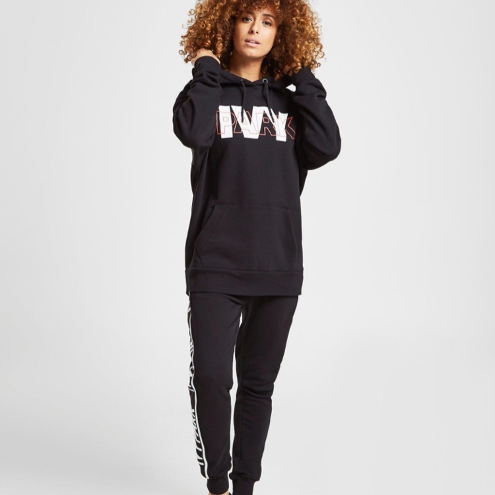 Ivy Park overhead long black hoodie